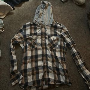 RSQ Hooded Flannel